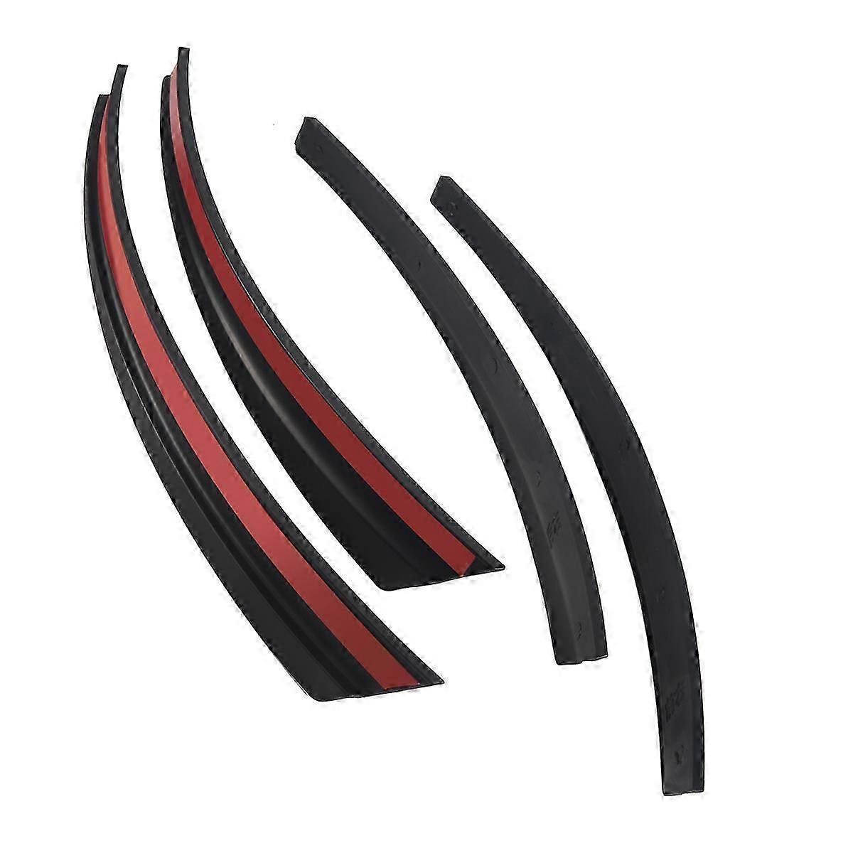 Front+Rear Car Wheel Eyebrow Mudguard Mud Flap Splash Guard for Model Y 2021