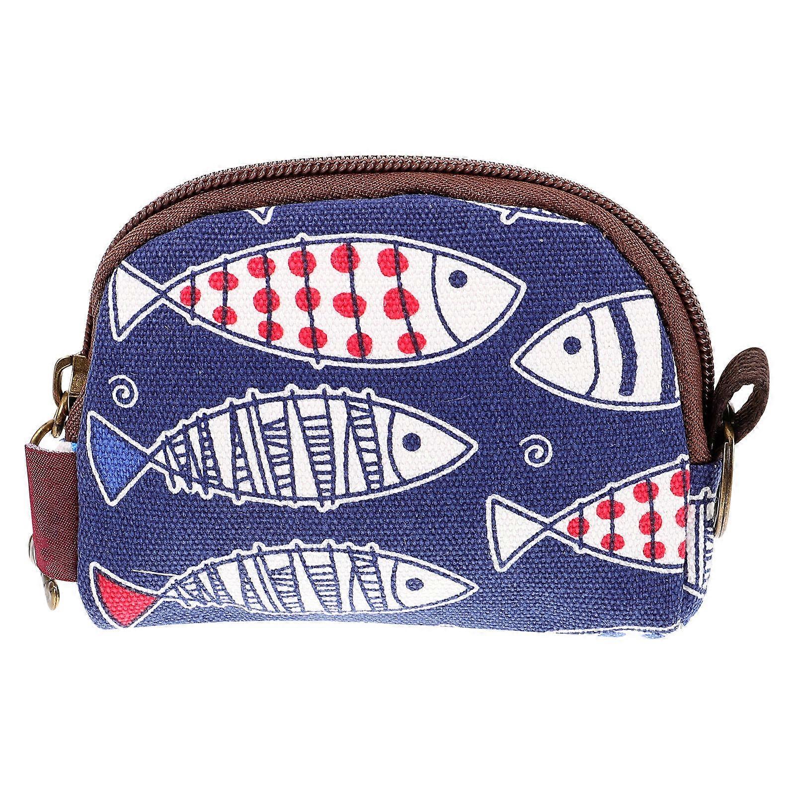 Japanese Style Change Purse Small Coin Purse Durable Design Cotton Assorted Color for Storage Use