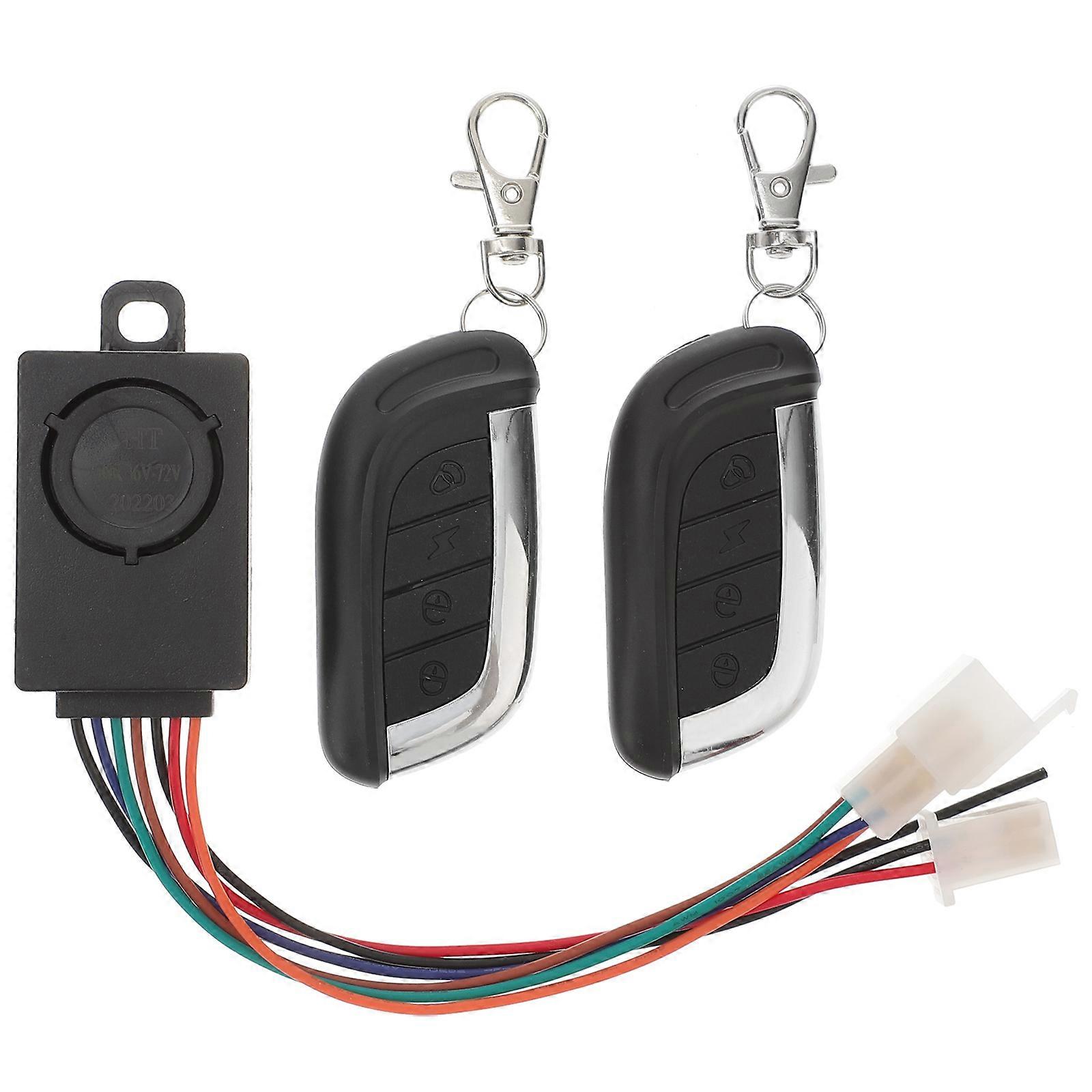 Long-distance Scooter Alarm with Remote Control and Integrated Security