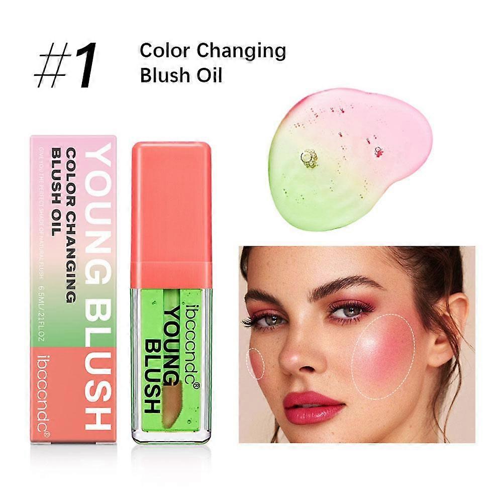 ibcc color-changing blush oil #1 (green oil) (A)$ color-changing blush oil cross-border special liquid blush natural water-moisturizing warm blush