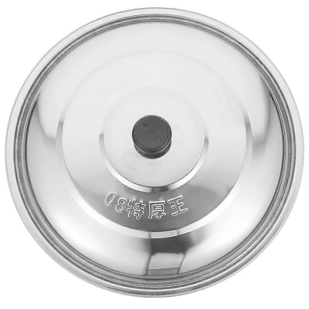 It seems like you're referring to a product listing or description for a **round stainless steel pot lid**. If you're looking to refine or enhance