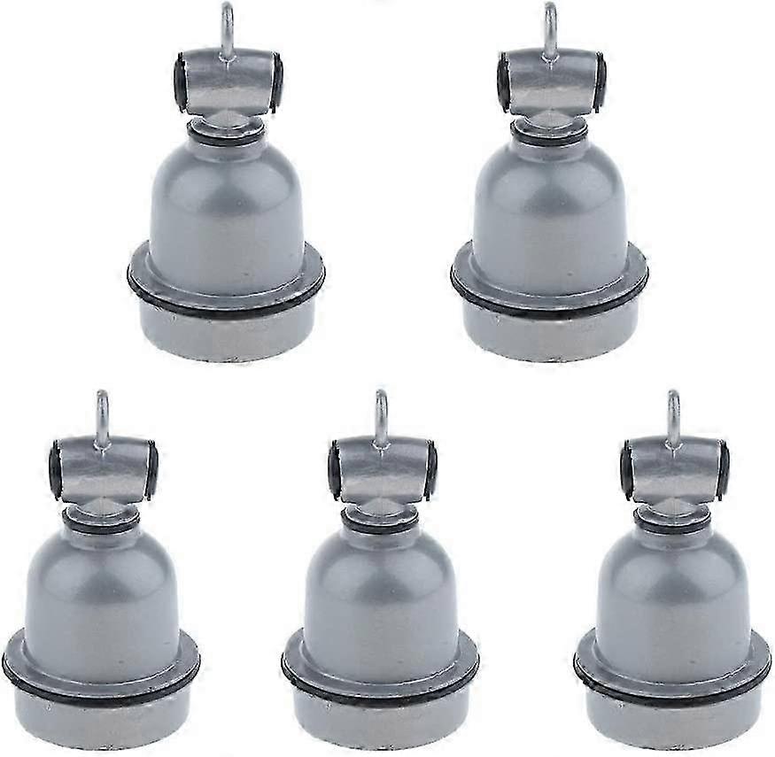 5pcs e27 led light bulb base waterproof lamp holder socket adapter for pig p