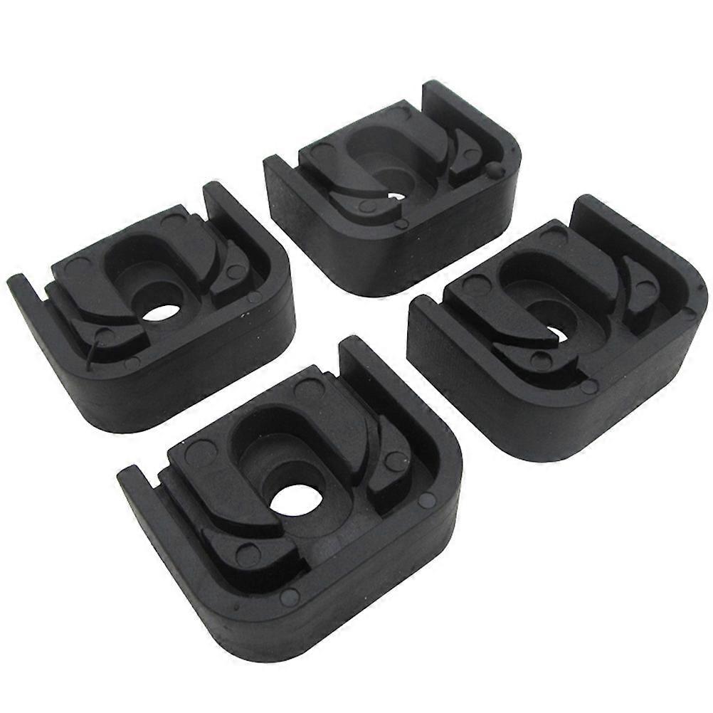 4pcs Heavy Duty Vibration Rubber Pads for Air Conditioner Outdoor Unit – Shockproof, Noise Reducing Condenser Mounting Bracket Feet with High Load