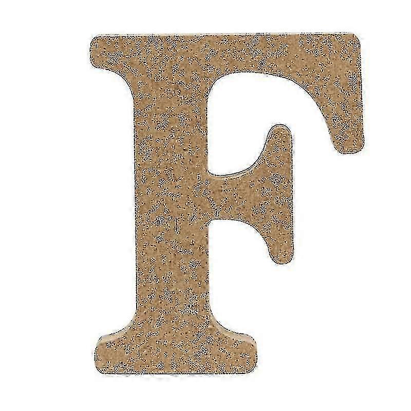 Belle lettre anglaise MDF statue fait à la main Home Decor sculpté modèle