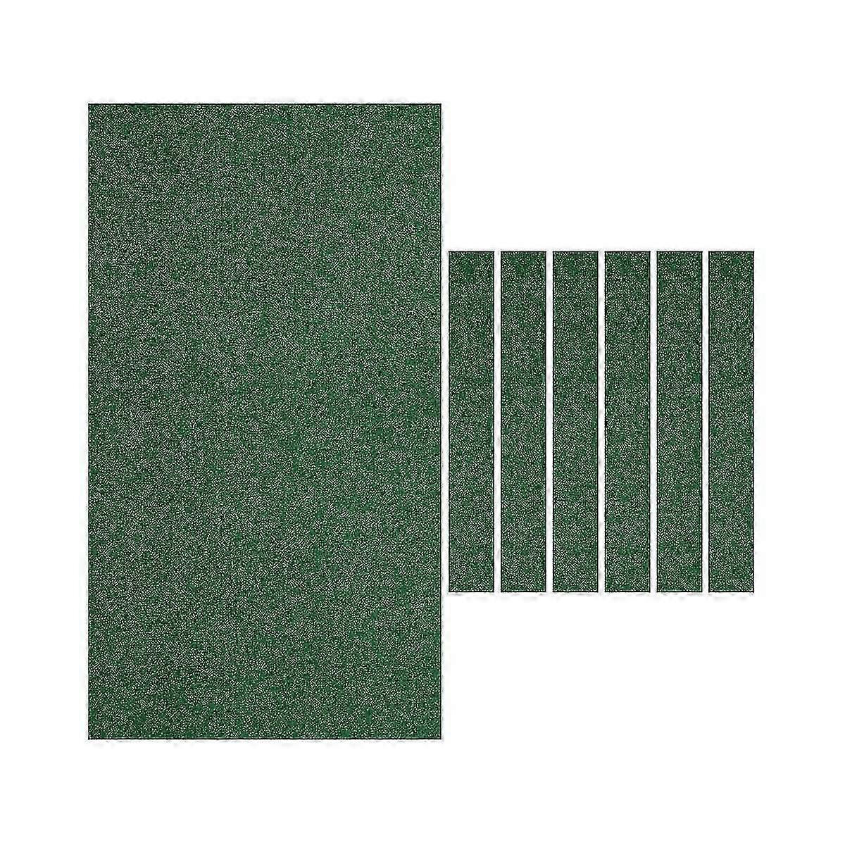 8ft Pool Table Felt Cloth Protector with 6 Strips | Billiard Table Cover