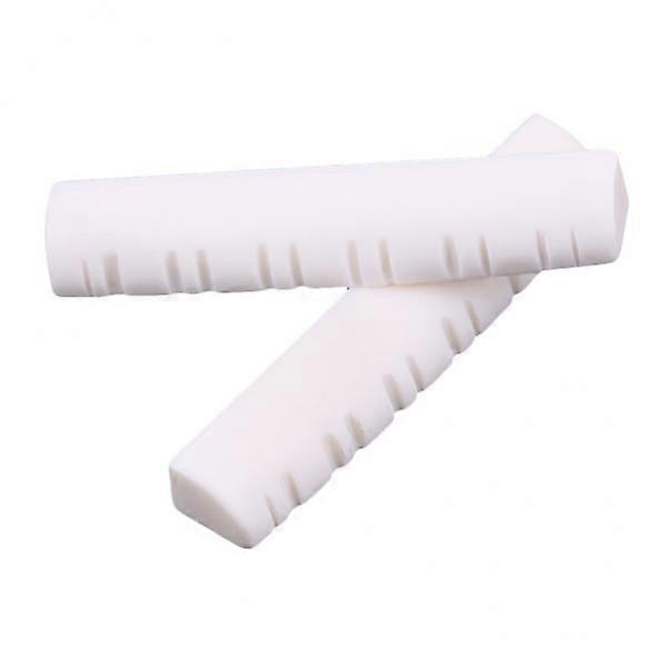 2-6pack 2 Pieces Bridge Slotted Saddle Nut Carved for 12-String Guitar Accessory