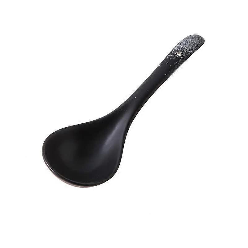 Ceramic Soup Spoon with Long Handle, Large Dessert Spoon and Breil Spoon Set, 1 Piece (A-1 PCS)