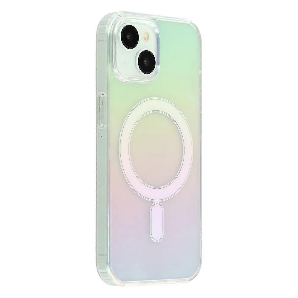 Compatible For iPhone 15 Case Compatible with MagSafe Acrylic + TPU Gradient Phone Cover