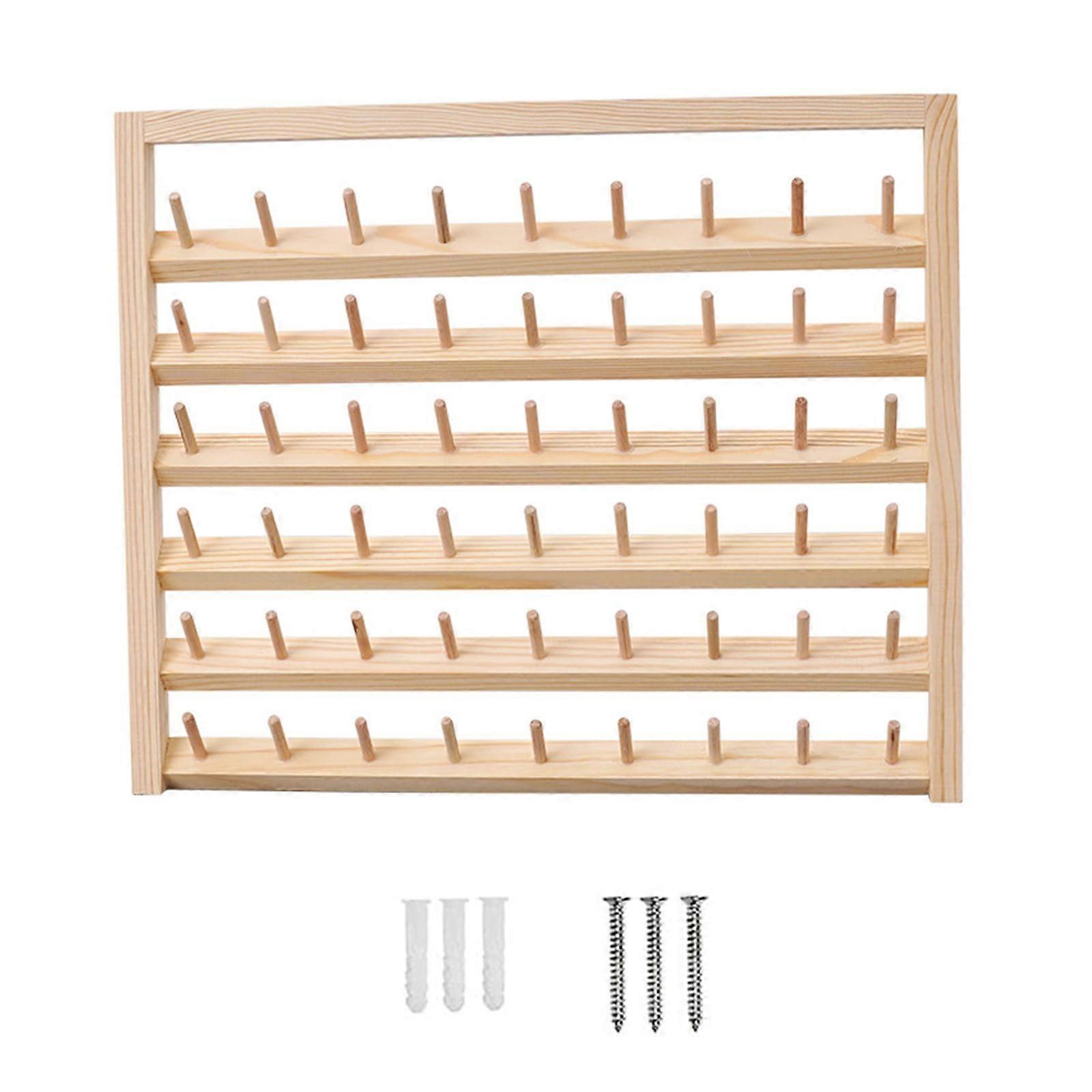 48/54 Spools Thread Holder Organizer Rack for Sewing and Embroidery - Adjustable, Durable, Multi-Color Options