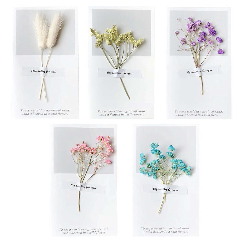 Greeting Card Creative Greeting Card for Expressing Wishes 5Pcs Pack