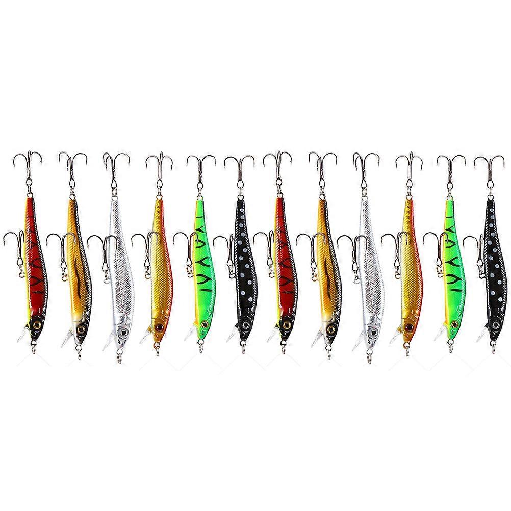 Fishing Bait Lure Sea Fishing Accessories 3D Shape Attract Fish 12Pcs