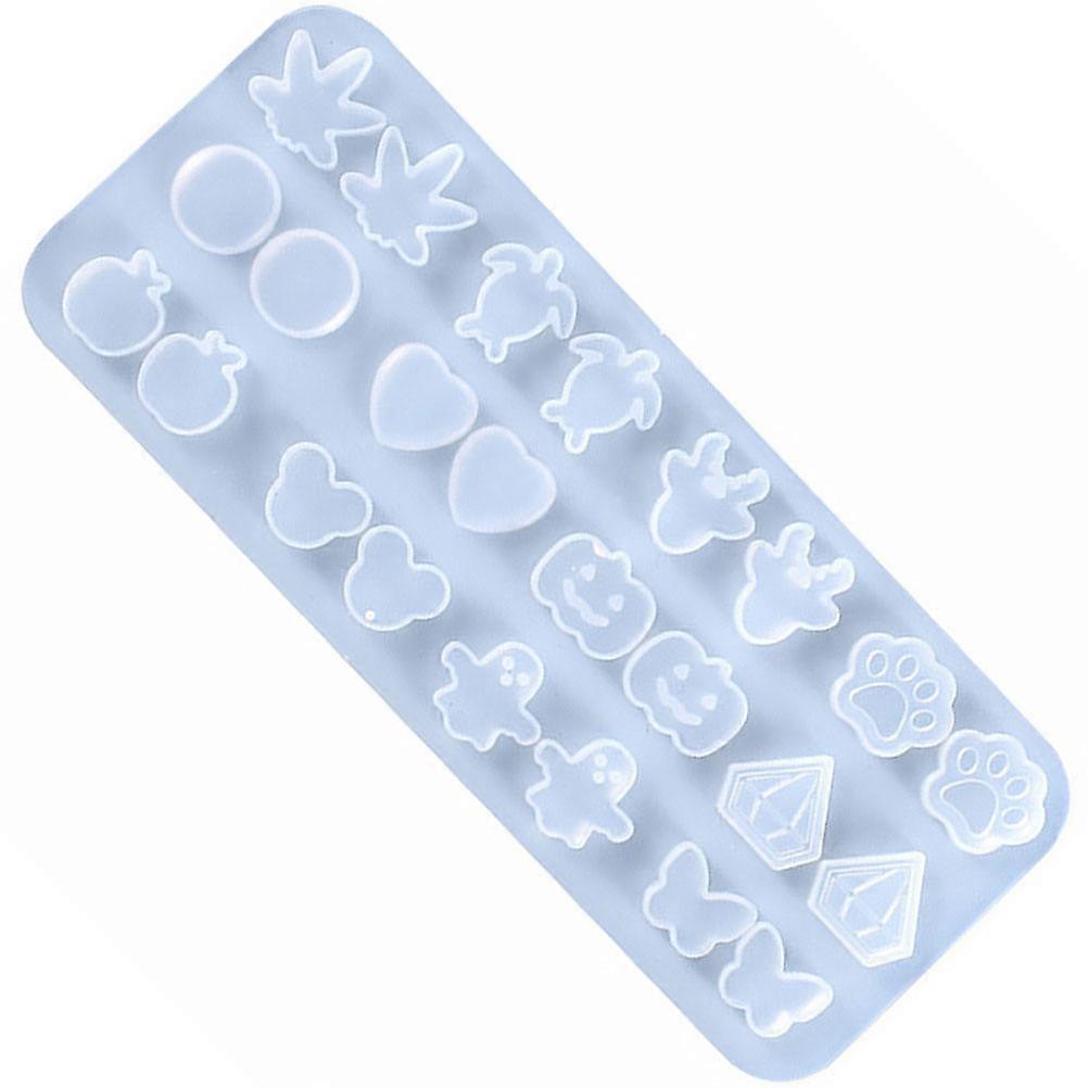 DIY Silicone Earring Mold for Unique Handmade Gifts Non Stick Easy to Clean White