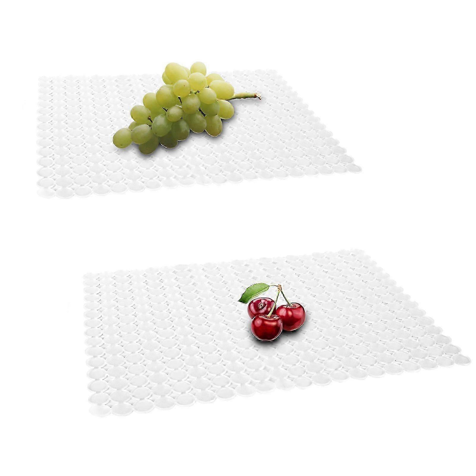 2er-Pack schnell entleerbare Spülmatte, verstellbare Spülbeckenschutzmatte für Keramik-/Edelstahlspüle, leicht zu reinigen, DIY-Schnitt