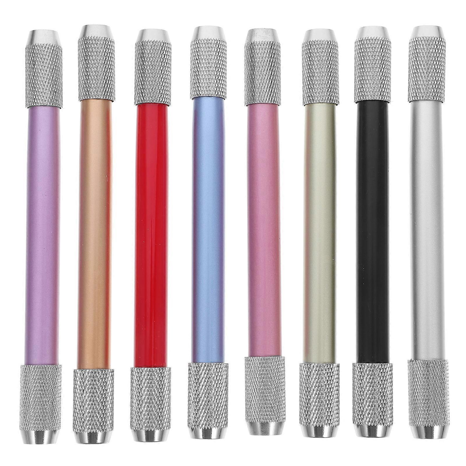 Easy Operation Pencil Extender Holder Dual Head for Art Pencils and Office Workers 8Pcs
