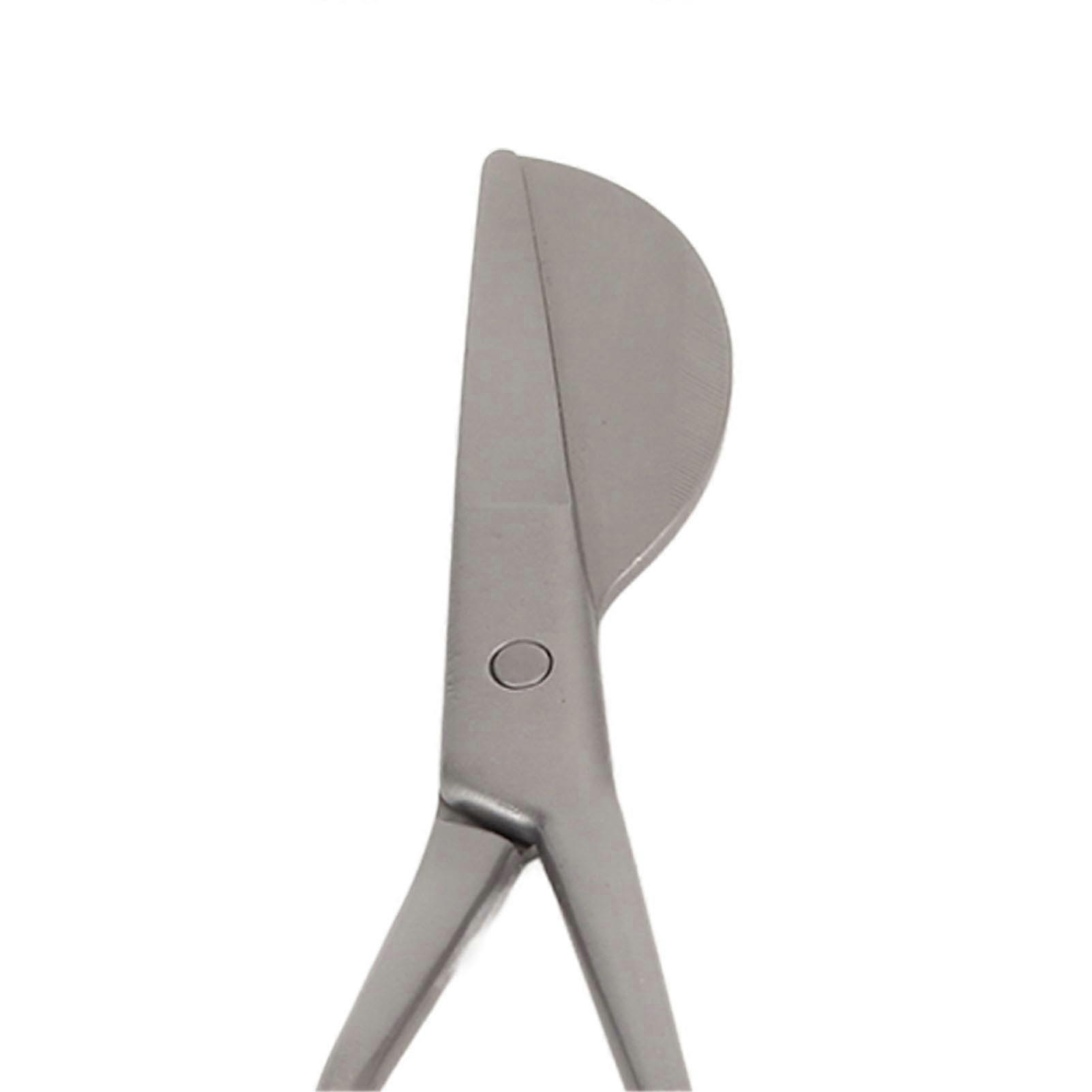 Stainless Steel Applique Scissors, Duckbill Blade, Comfortable Ergonomic Handle, DIY Carpet Scissors, Sandblasting