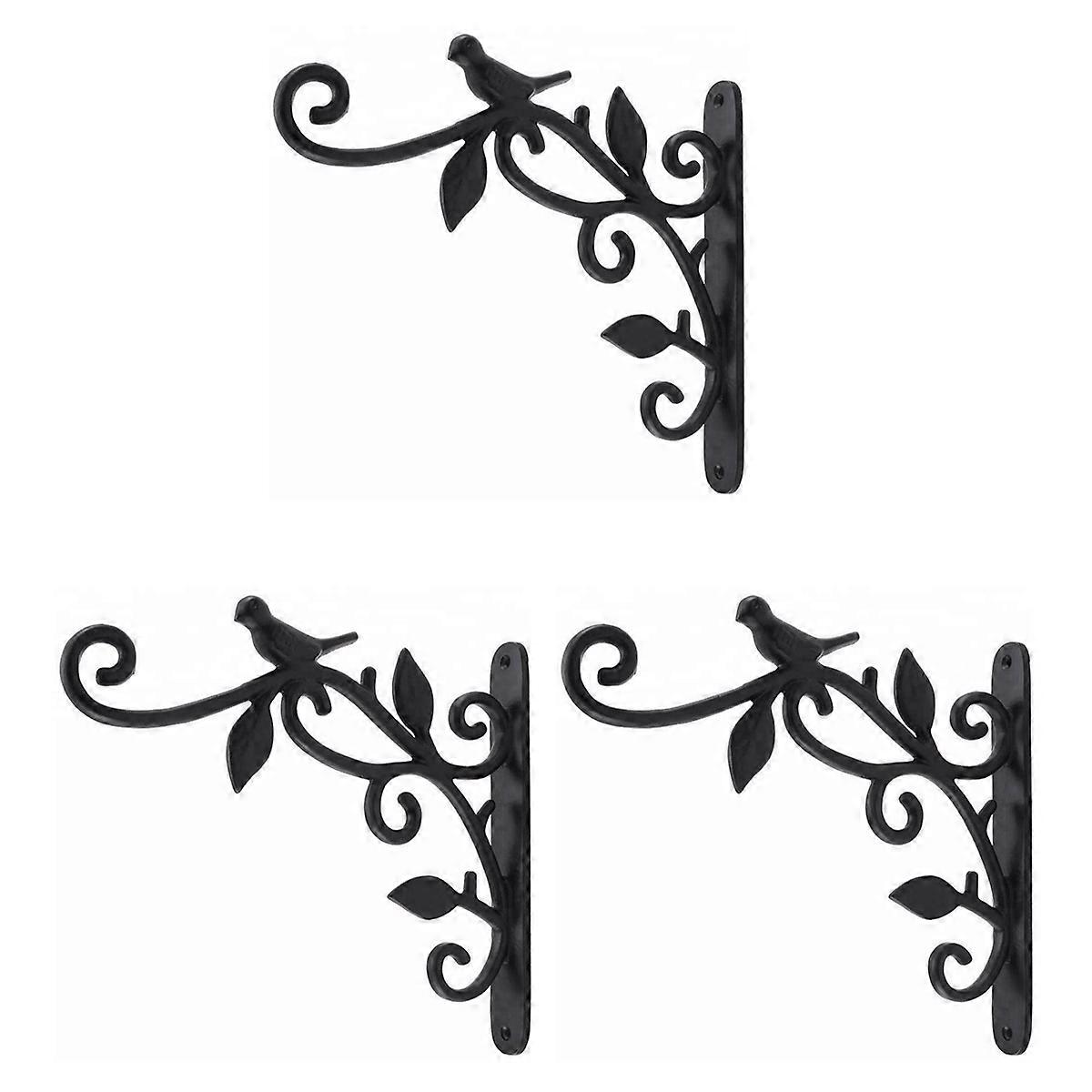 Hanging Plant Hook Cast Iron for Bird Feeder Lantern Pots