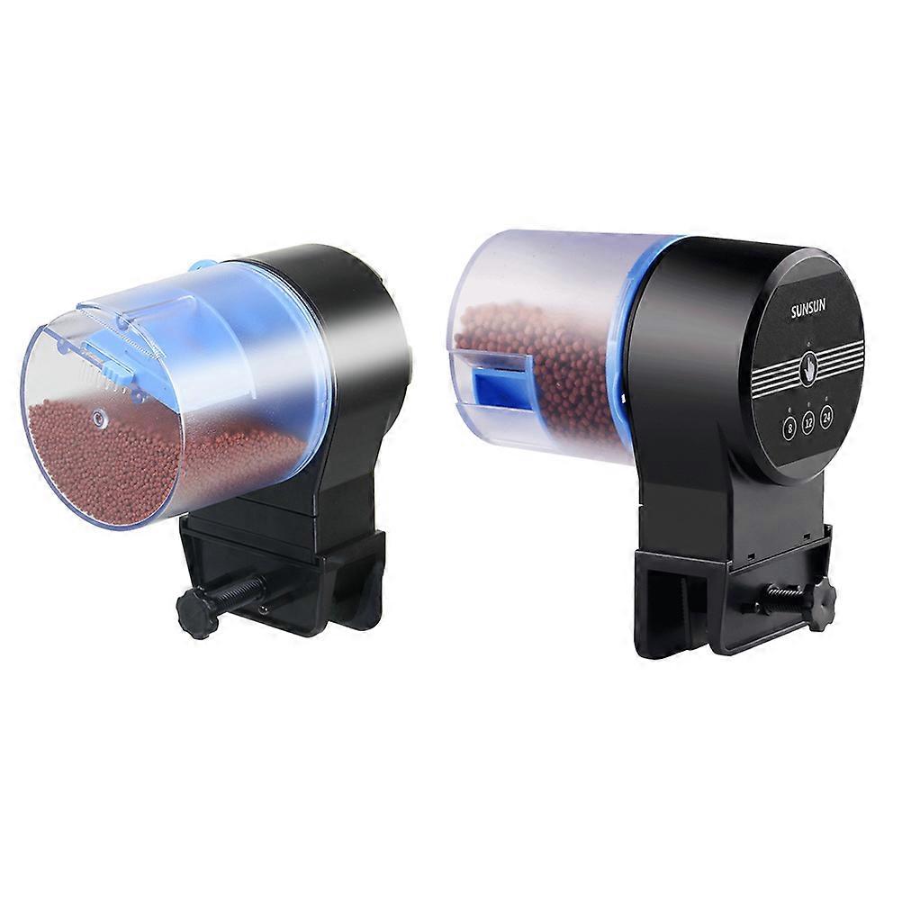 Aquarium Food Feeder AK-02 Fish Feeding Rectangular Blue 1Set