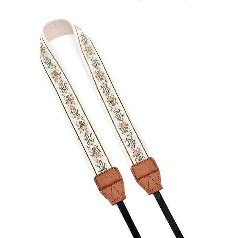 וינטג מתכוונן מצלמה כתף רצועת אתני סגנון אתני צוואר רצועת רצועת חגורת שרשרת שורש כף היד אוניברסלי עבור מצלמות וידאו DSLR