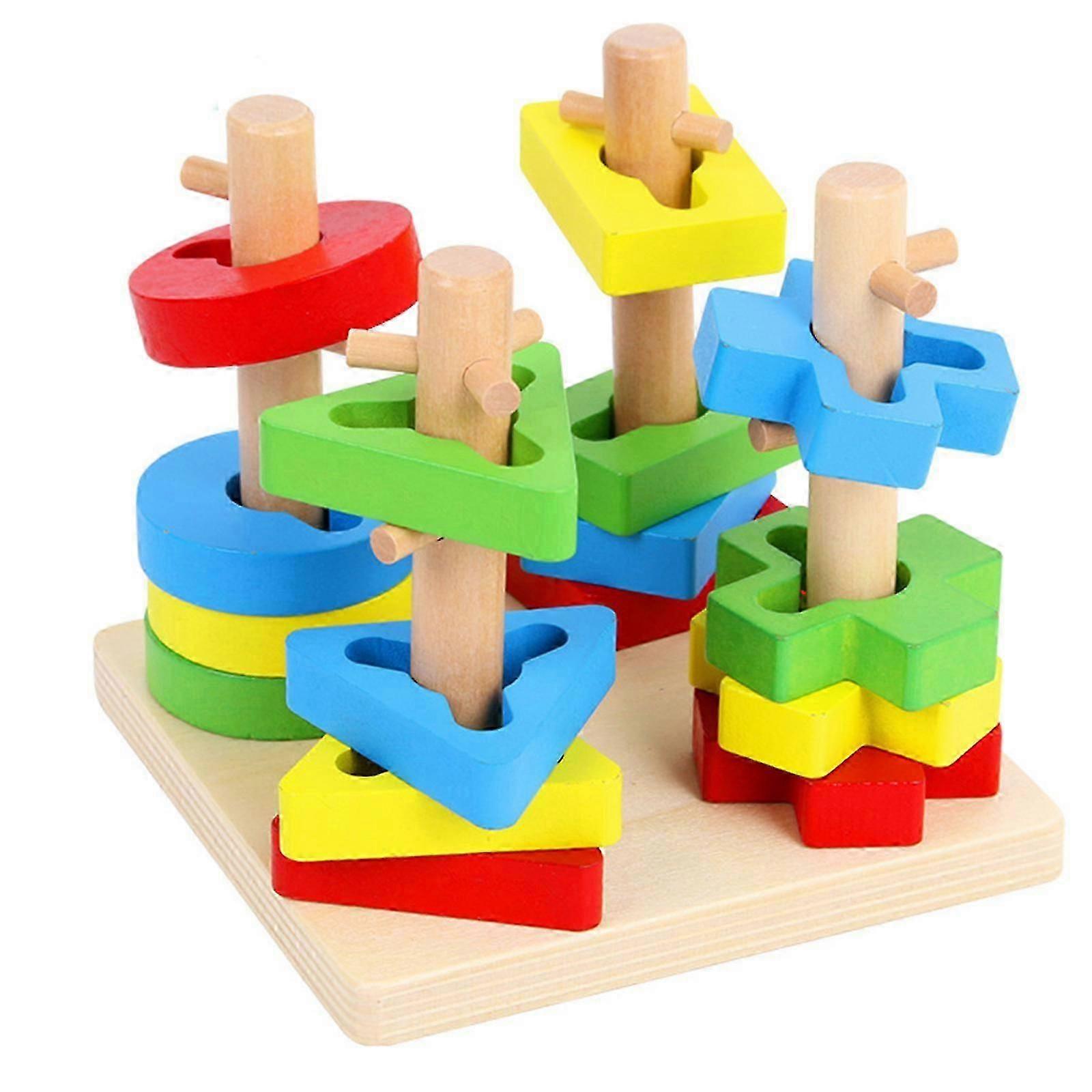 Puzzle Toys Table Portable Sorting Matching Shape Board Relieve Boredom Toy