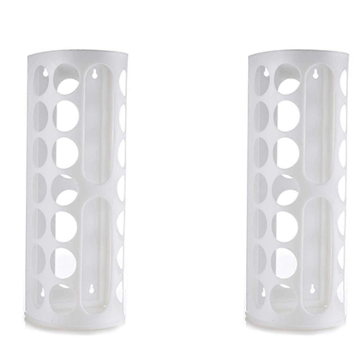 Multipurpose Folding Garbage Bag Storage Box Wall Hanging White