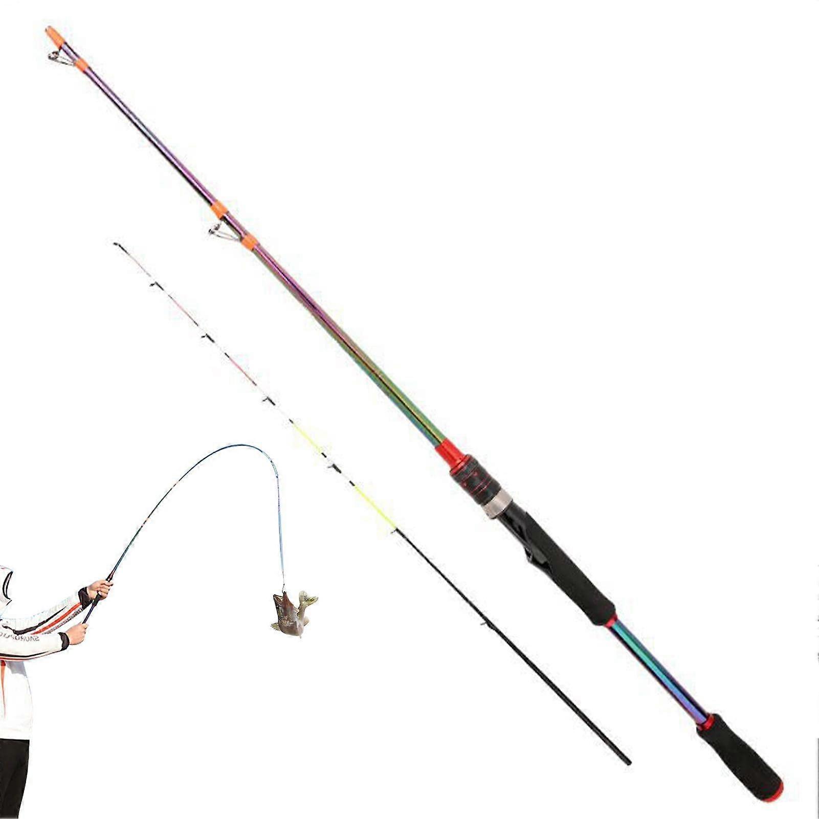 Fishing rod for bait, ultralight fishing rods for boys, long handle, portable