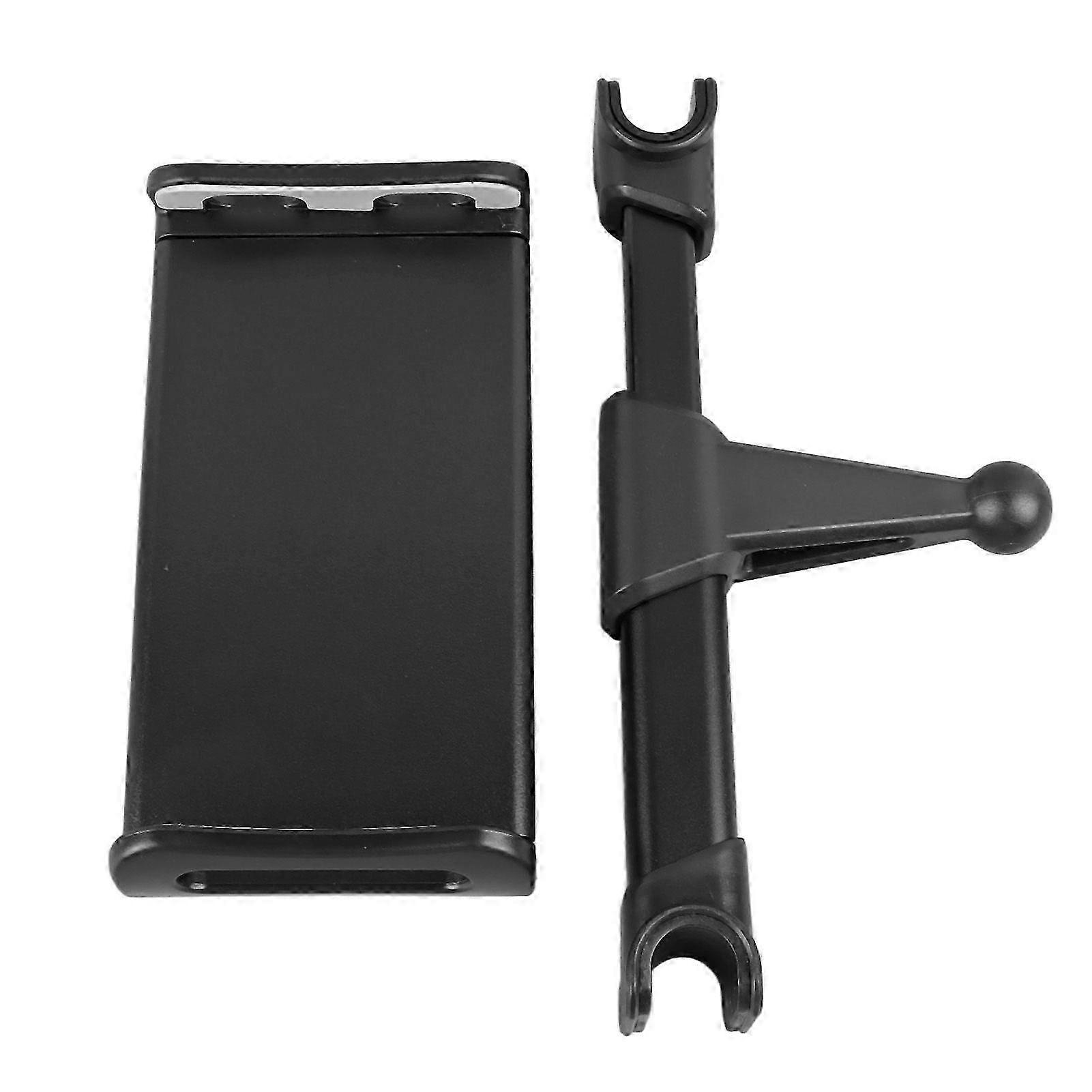 Universal Black Rugged Car Tablet Holder with High Strength Design for Secure Headrest Mounting in Any Vehicle