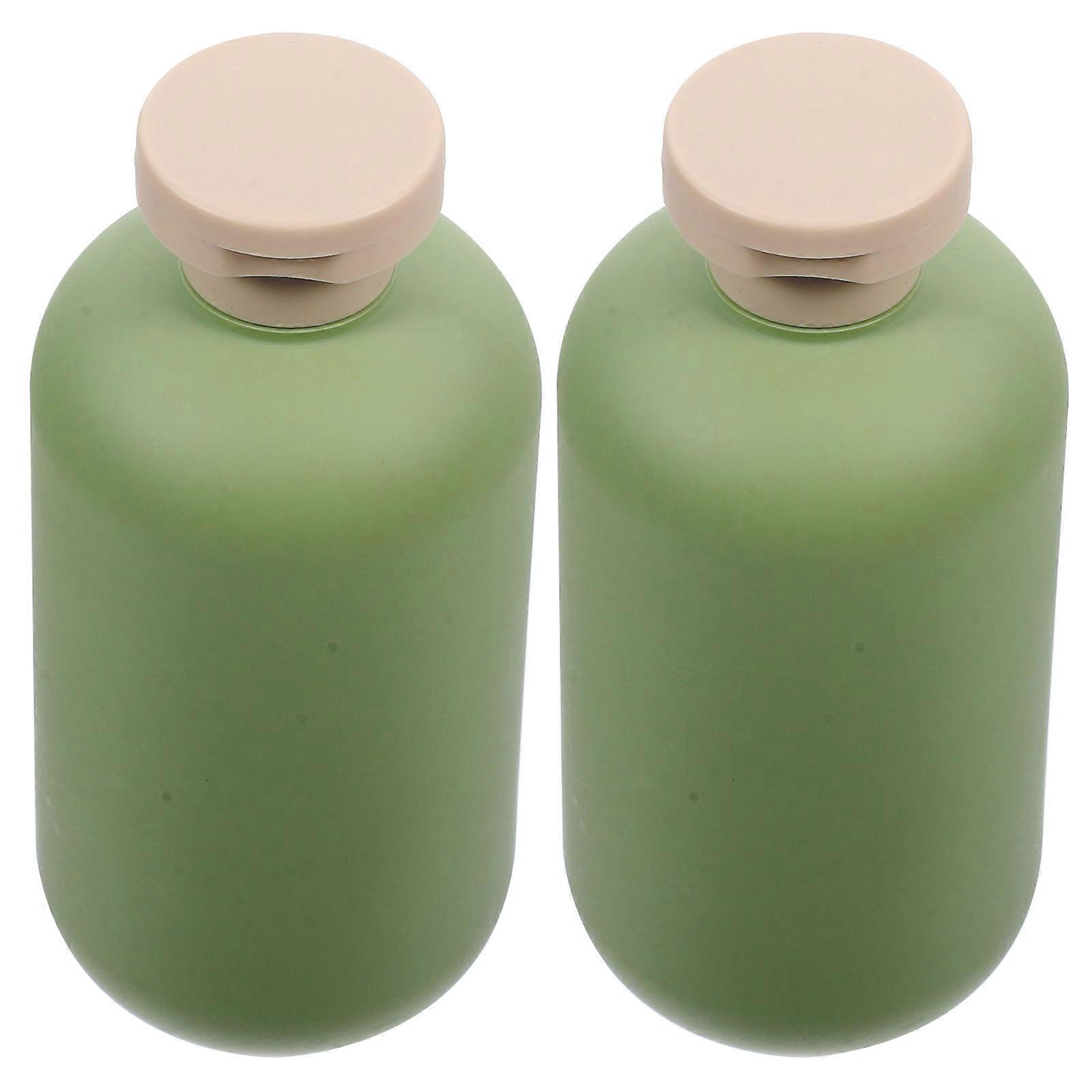 Squeeze Bottles Refillable Travel Bottles Lotion Bottles for Creams Shampoo with Flips Caps Prevent Leakage 2Pcs