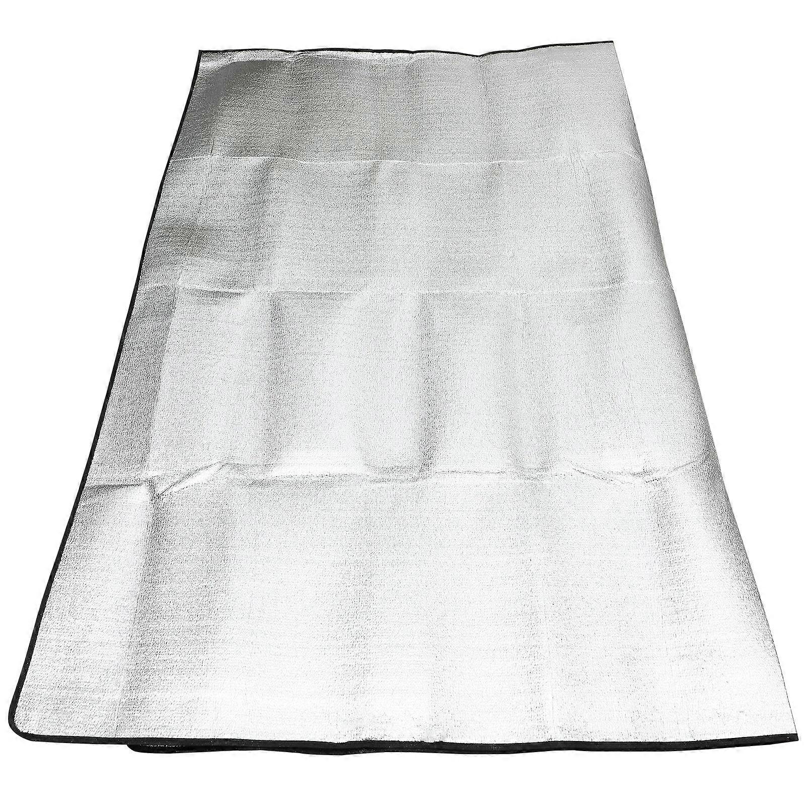 Waterproof Blanket Picnic Blanket Silver 250x200cm Camping 1Set