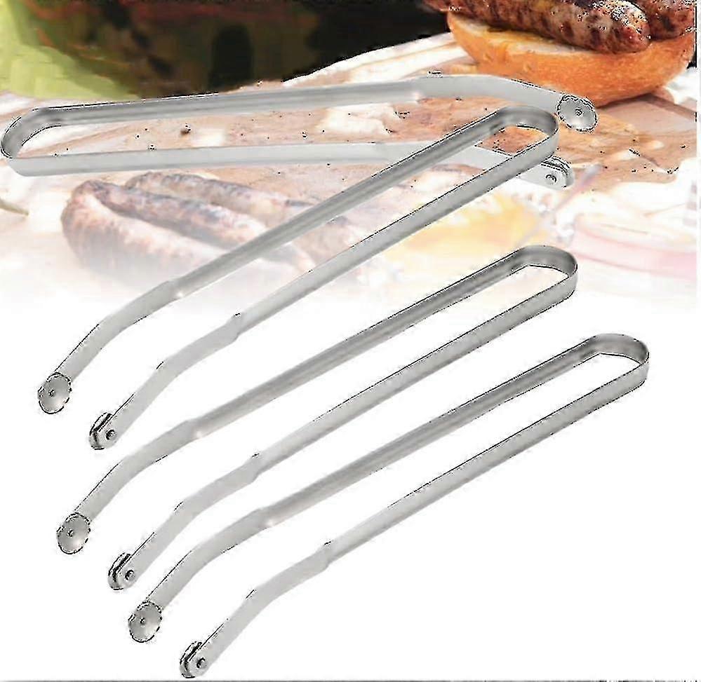 Clește pentru grătar din oțel inoxidabil pentru friptură de slănină cu cârnați - 3 buc