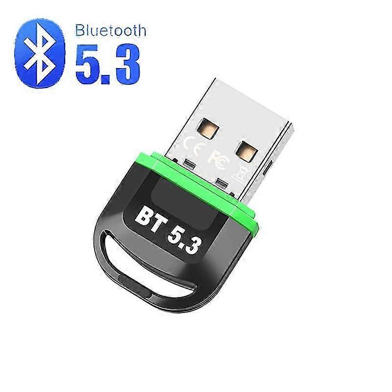 Bluetooth 5.3 USB Adapter Wireless Dongle for Audio Transmission to PC, Laptop, Mouse, Keyboard, and Speakers