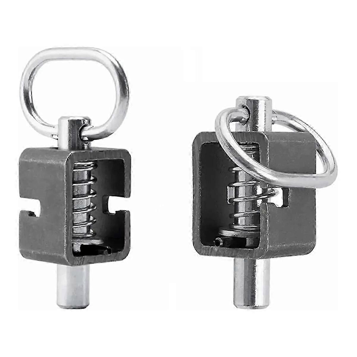 Trailer Gate Latch, Weld on 5/8inch Spring Latch Assembly 2 Pack