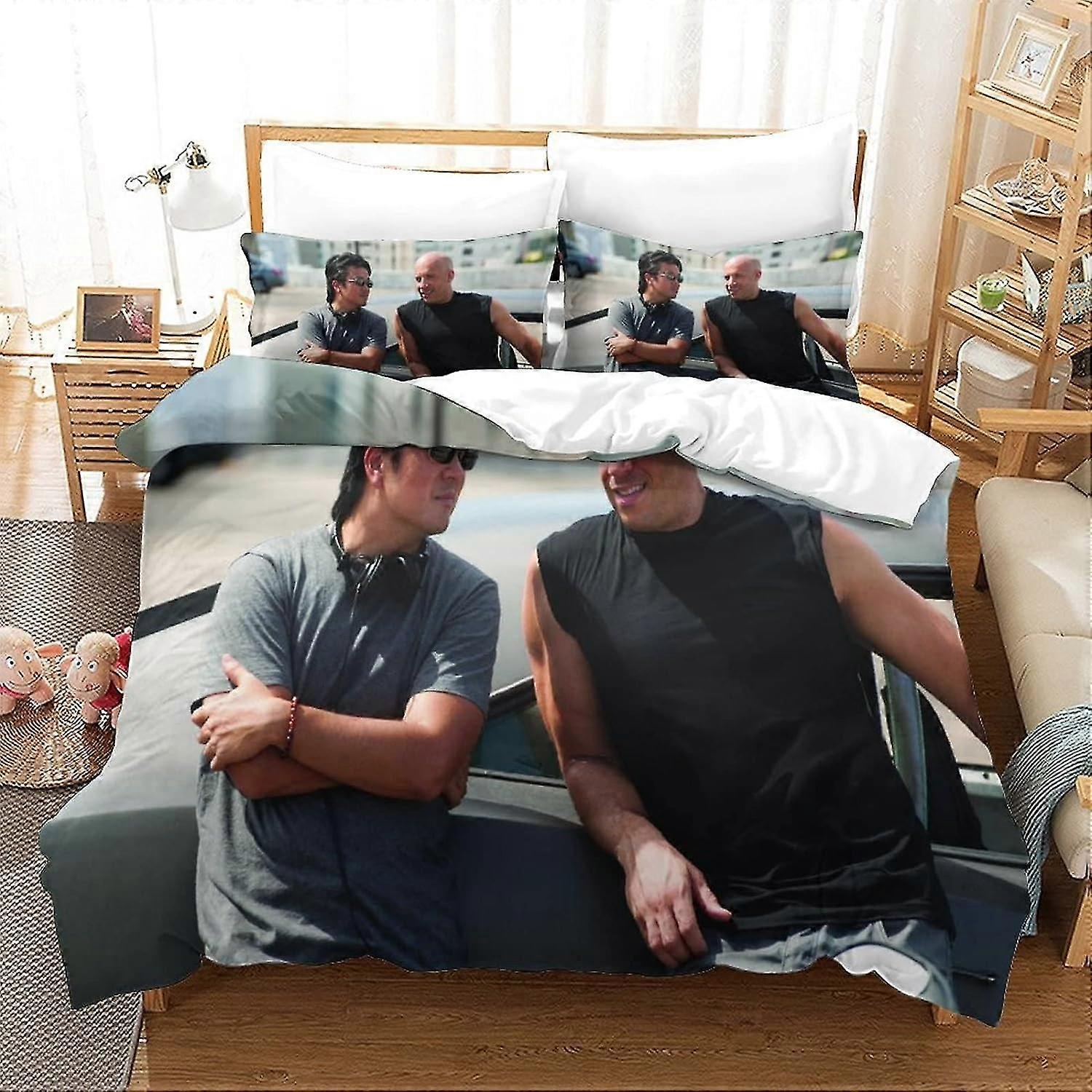 Fast \u0026 Furious Ensemble de housse de couette 3 pièces Housse de couette Housse  de couette, image size:1500x1500