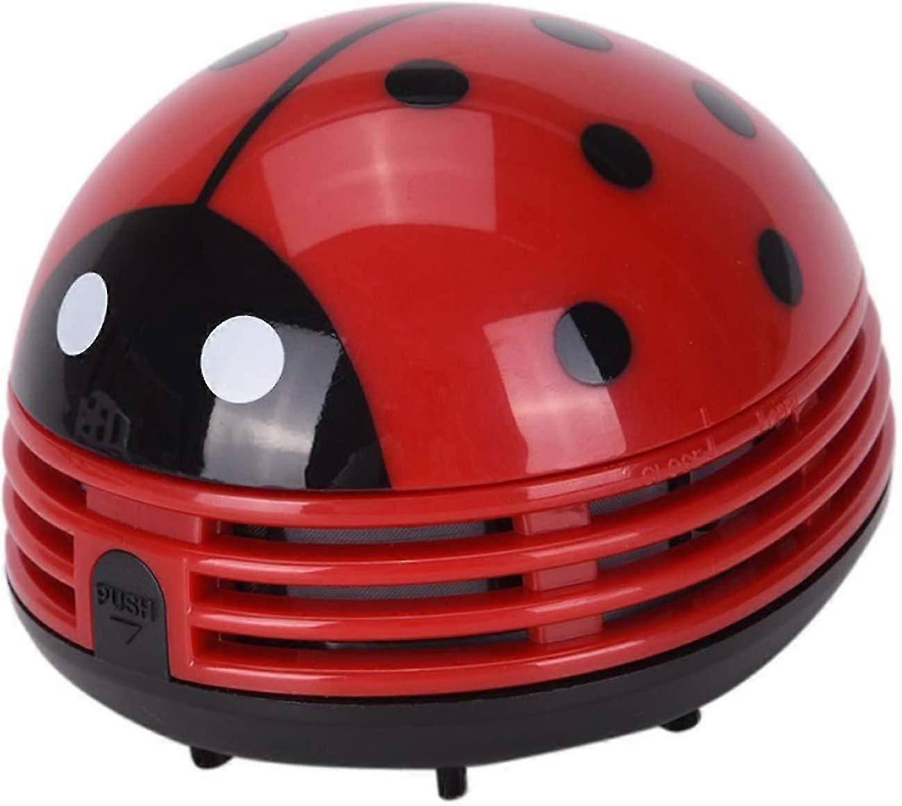 Red Ladybug Mini Table Vacuum Cleaner