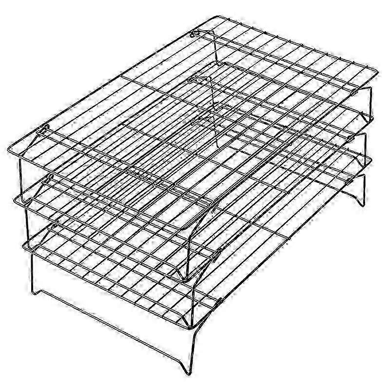 Grade 3Tier Cooling Rack Stackable Cooling Racks for Cookies Thick-Wire Kitchen Baking Rack Legs
