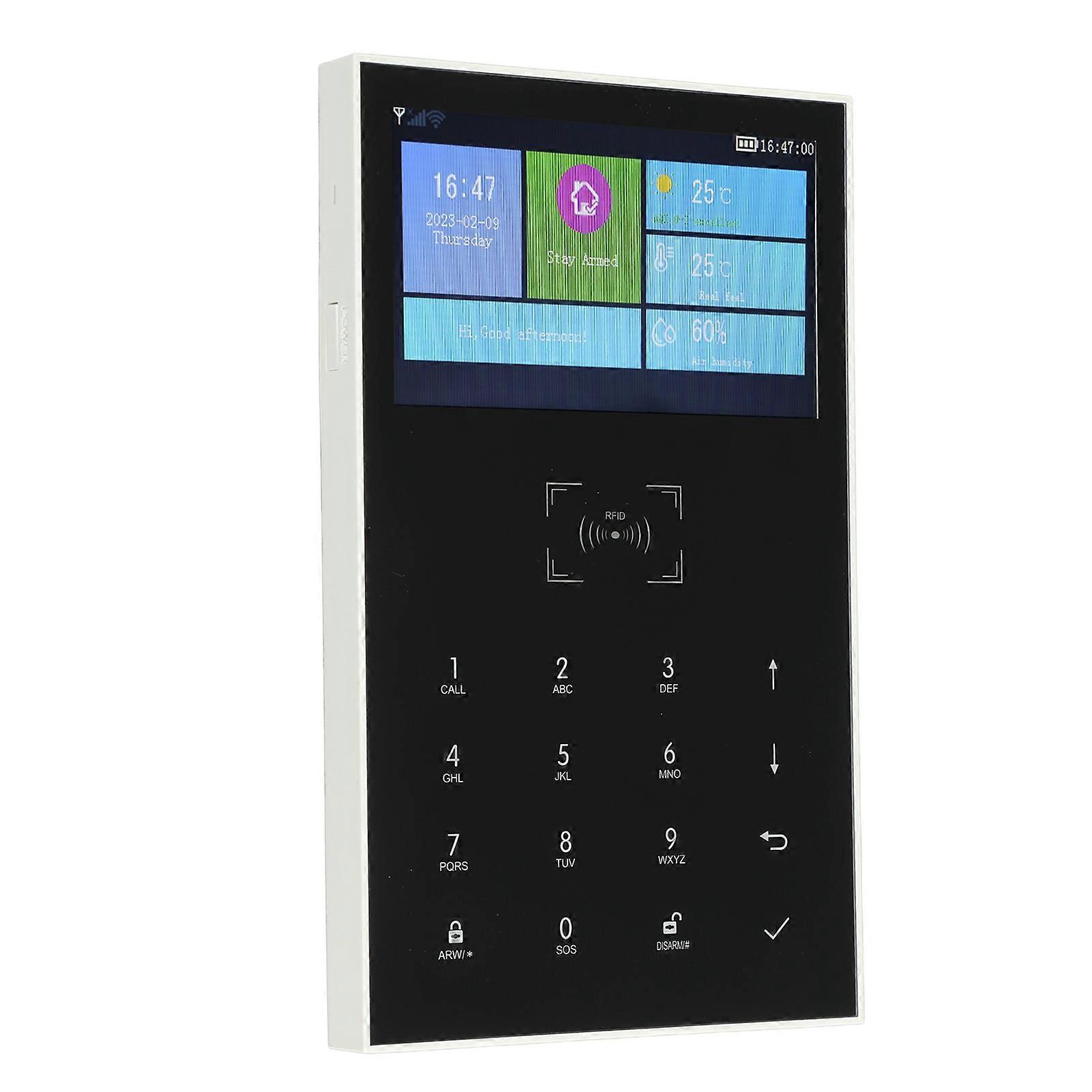 Home Security System Wireless WiFi Alarm Burglar System Touch Screen for Smart Home