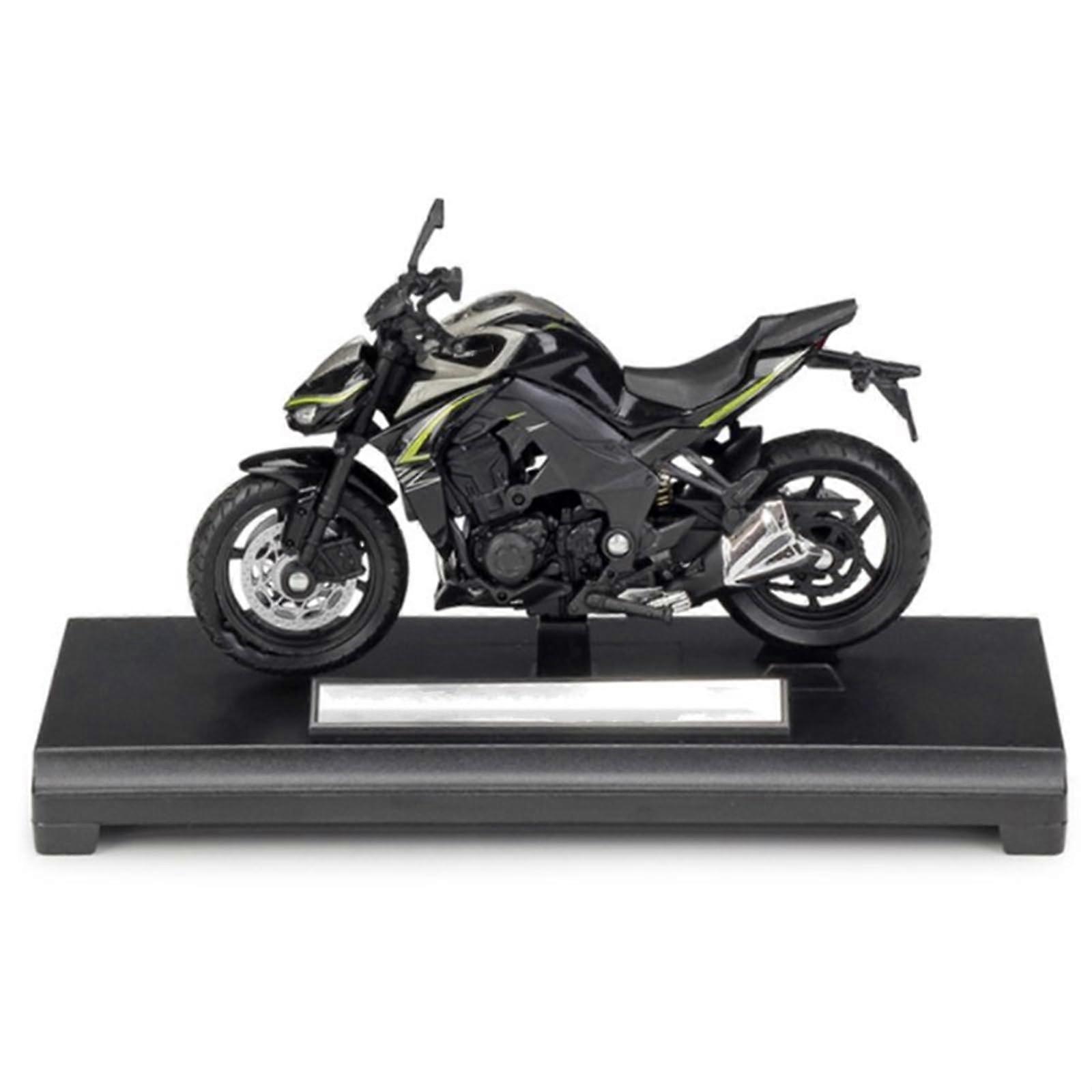 适用于川崎 2017 Z1000R 1：18 合金赛车摩托车模型压铸金属公路运动黑色
