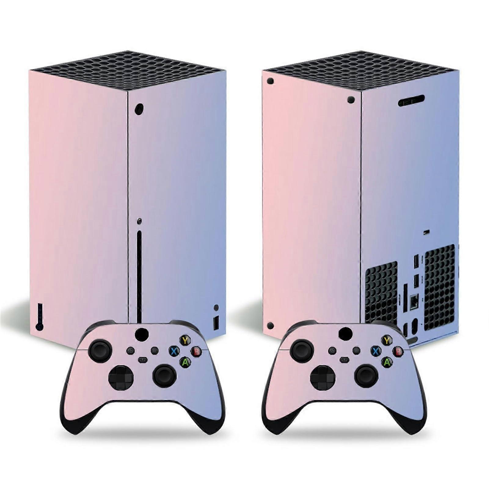 Vinyl Sticker Cover for Series X Console Cases Sticker with Two Wireless Controller Stickers 01385 Skin Sticker Bubble Controller Skins