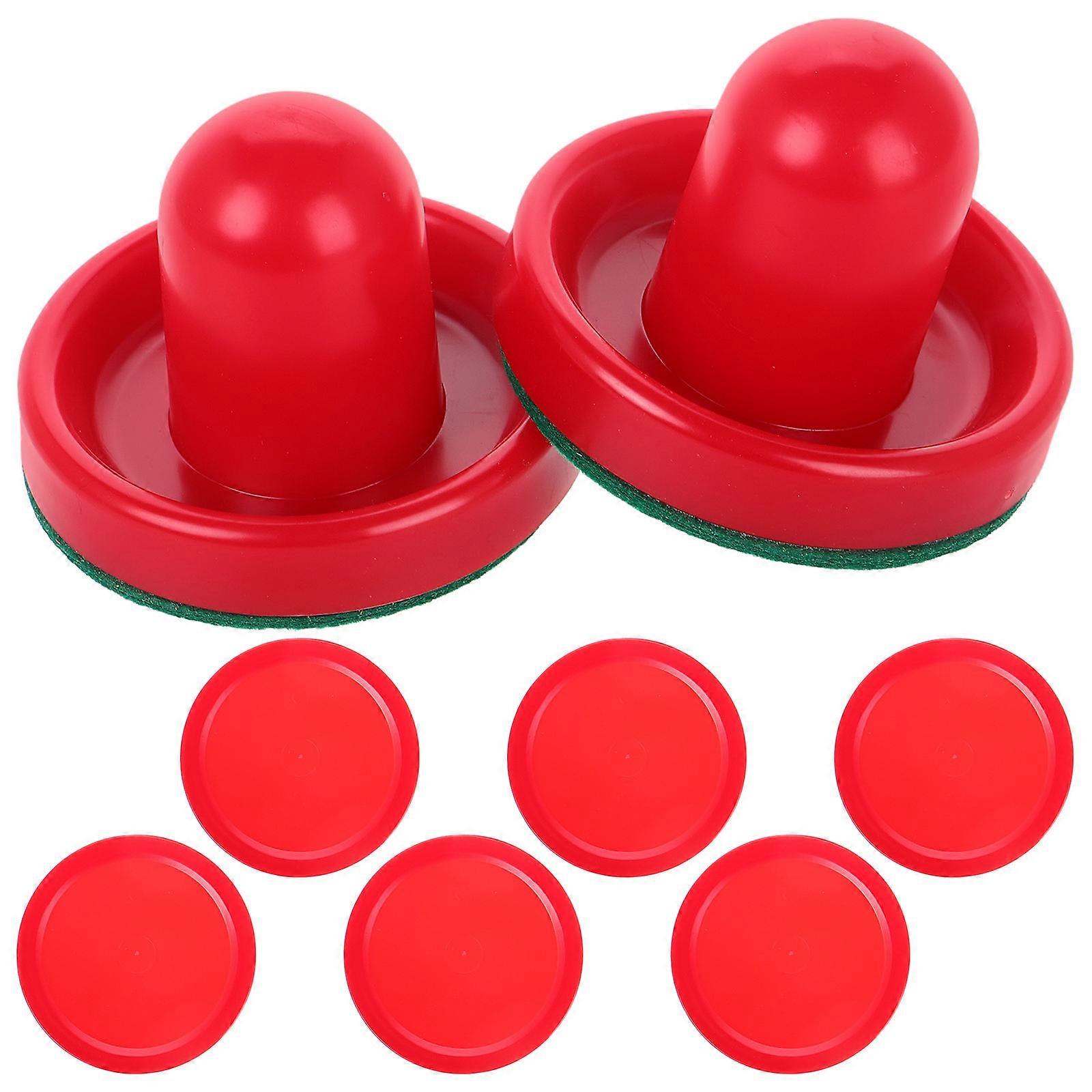 Plastic Ice Hockey Puck Table Hockey Game Toys Leisure Sports Games Square Red 1Set