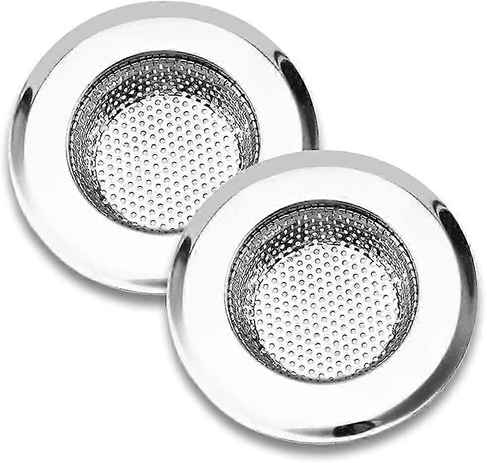 2 stk kjøkkenvasksil store avløpssiler 4,5 diameter for vasker i rustfritt stål