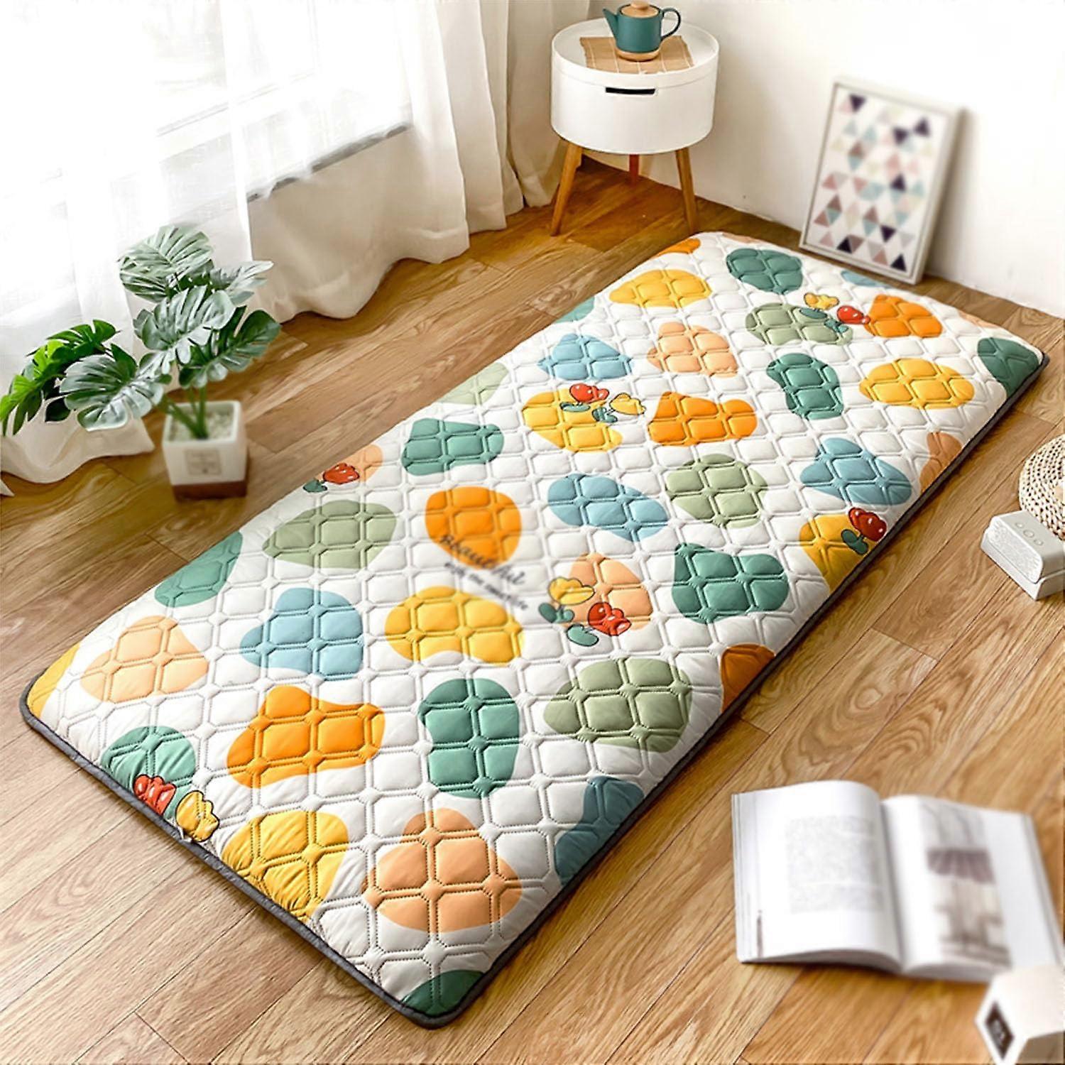 Portable Futon Mattress, Foldable Camping Mattress, Tatami Floor Mat, Lightweight Sleeping Mat, Comfortable and Easy to Store 90x190cm Ftype