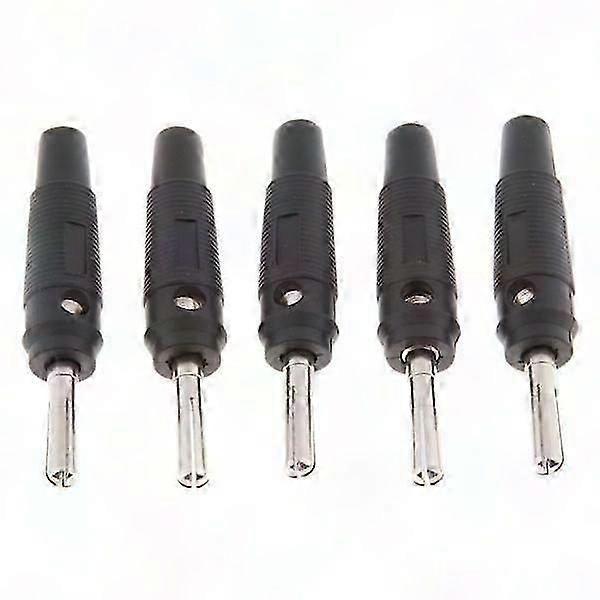 2x 5mm Banana Plug Connectors Solderless