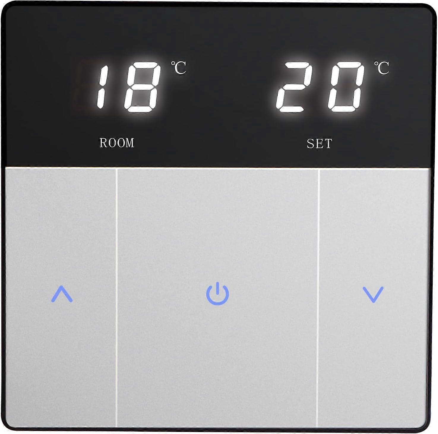 1pcs LED Heating Thermostat AC230V 16A Touch Button