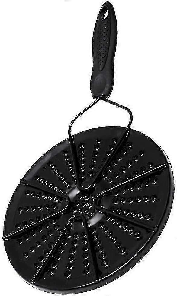 Enamel Heat Diffuser Plate Flame Reducer 8.5" for Kitchen Cooking Black