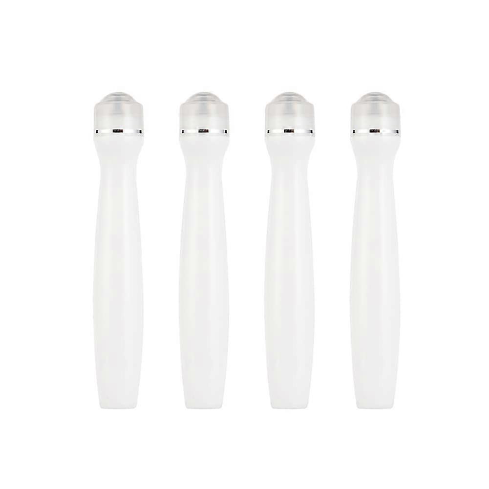 15 ml Essential Oils Roller Bottles - Pack of 4 Empty Glass Roll-On Bottles for Aromatherapy Fragrance