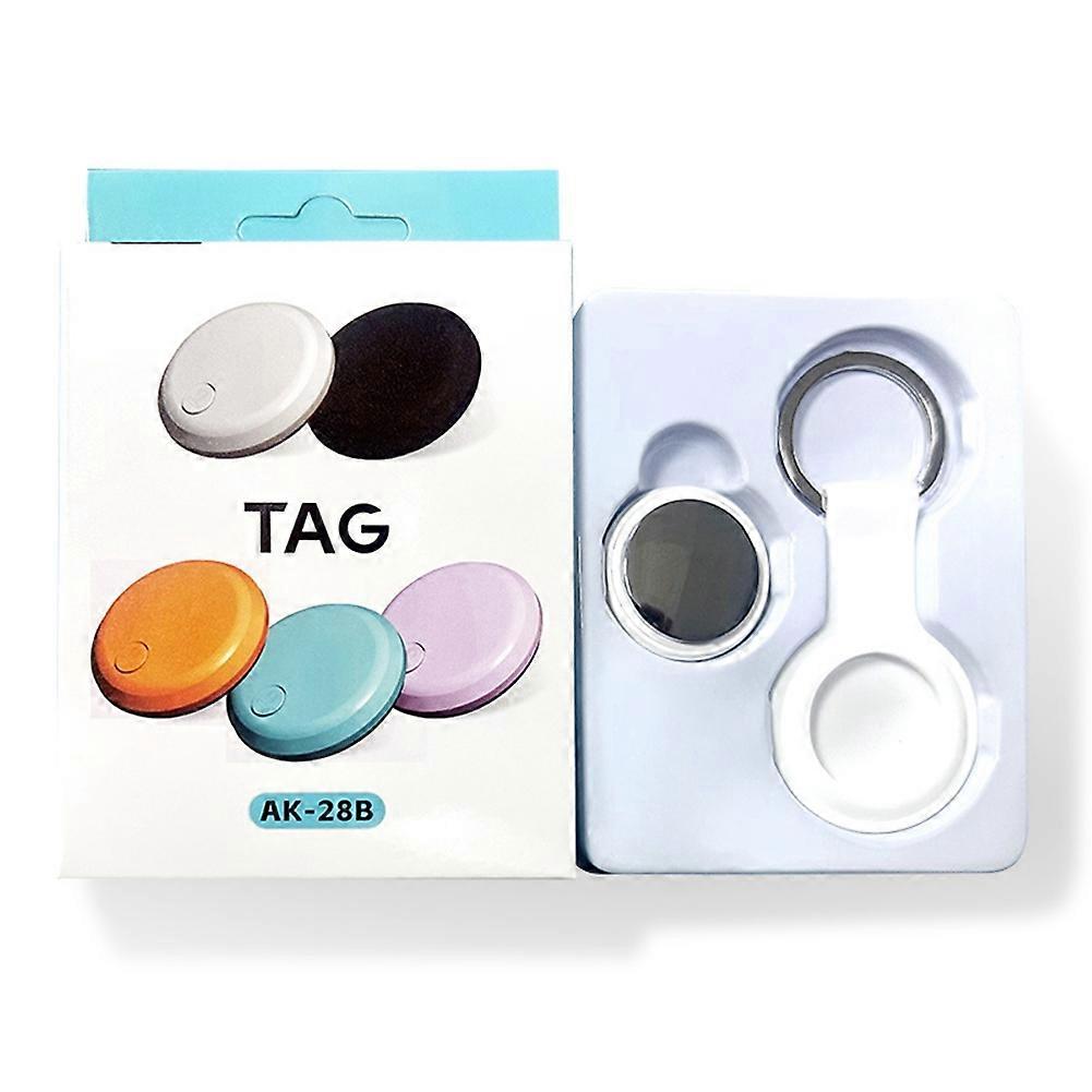 Smart Airtag Bluetooth GPS Tracker Work with for Android&IOS System Air Tag Tracker Mini Locator Pet Key Finder White