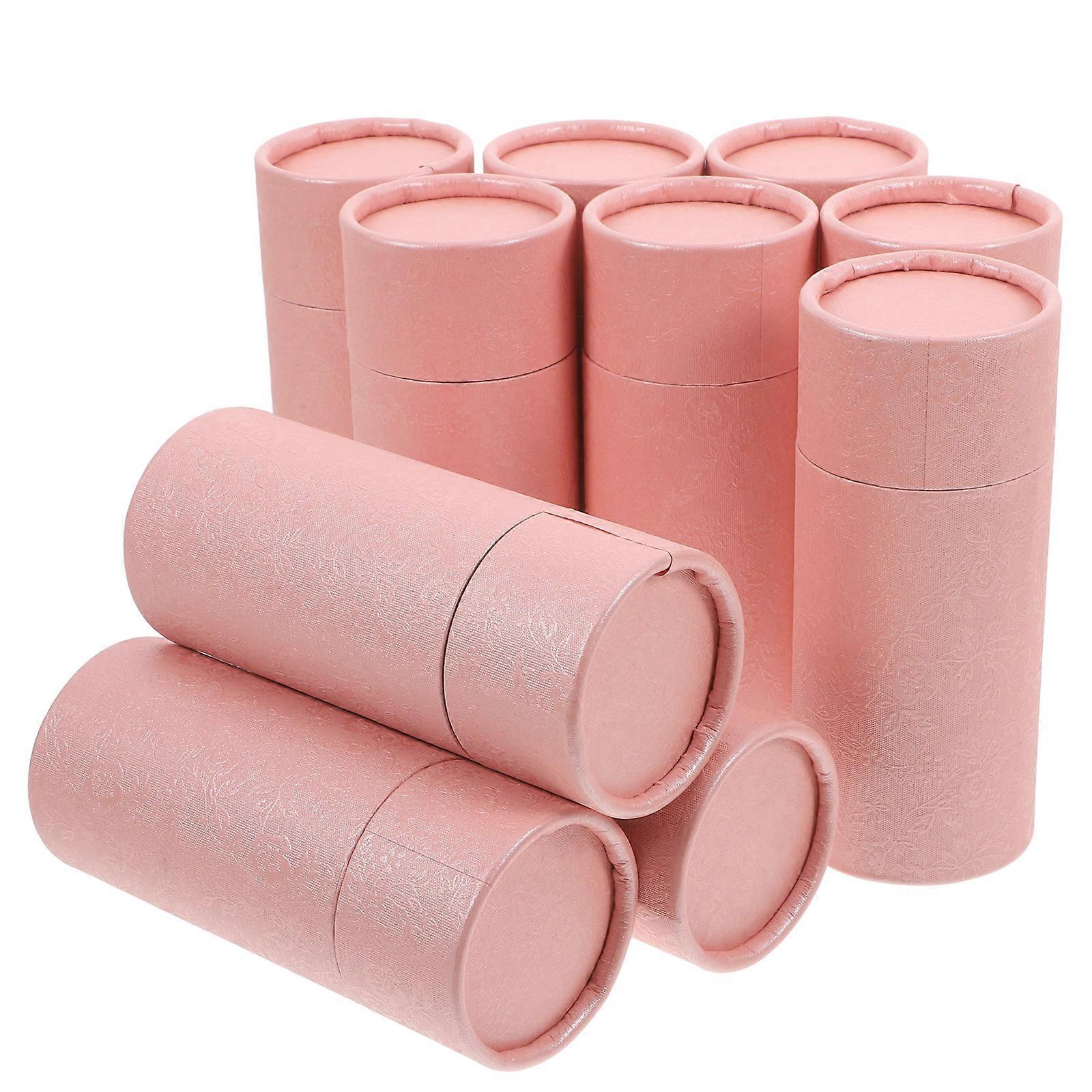 It looks like you're describing a product listing for a **cardboard round tube box**, possibly used for packaging items like essential oils, candies,