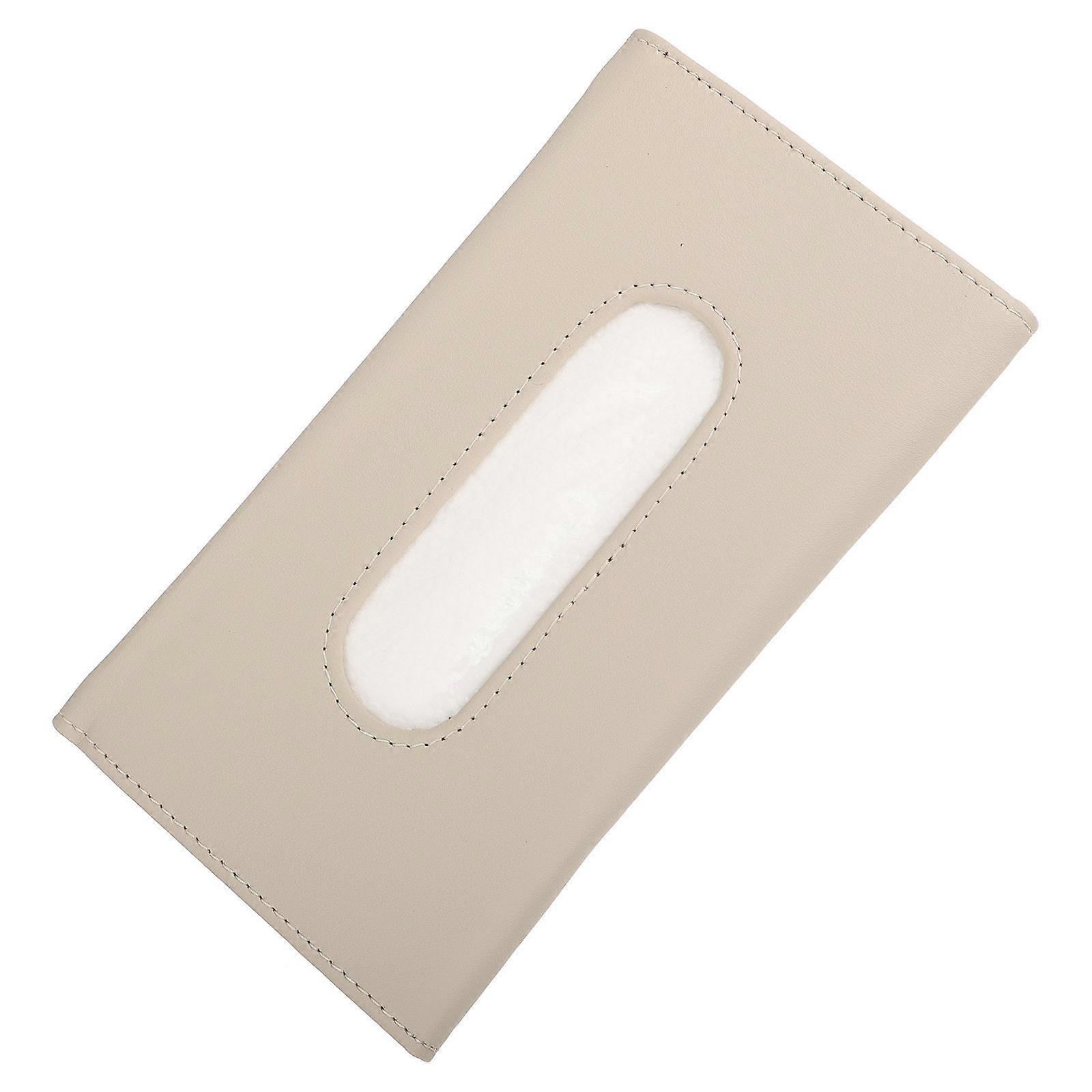 1pc Car Tissue Holder Sun Visor Paper Towel Box Storage Case