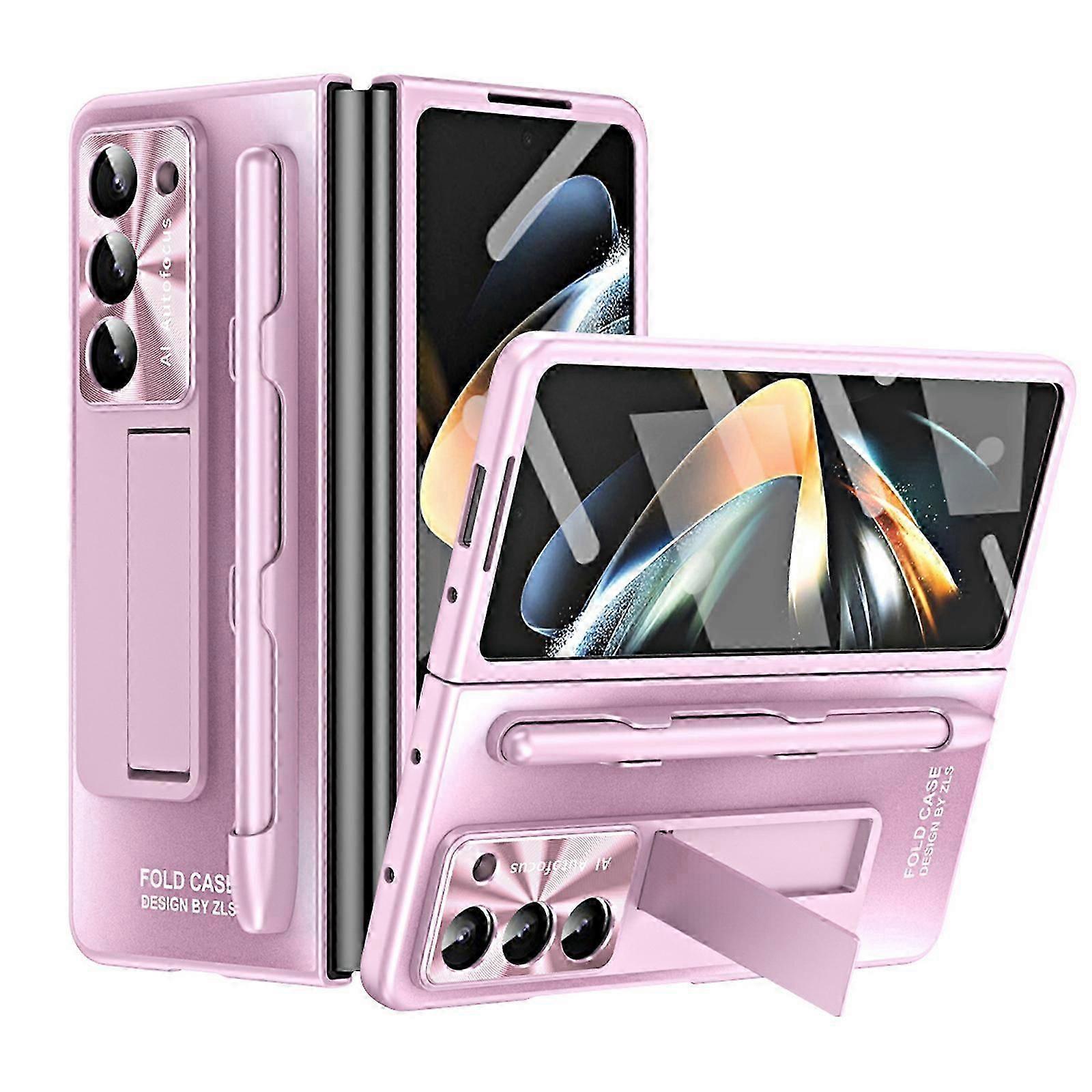Galaxy Z Fold 5 Case with S Pen and S Pen Slot, Built-in Screen Protector and Kickstand for Samsung Galaxy Z Fold 5 Case
