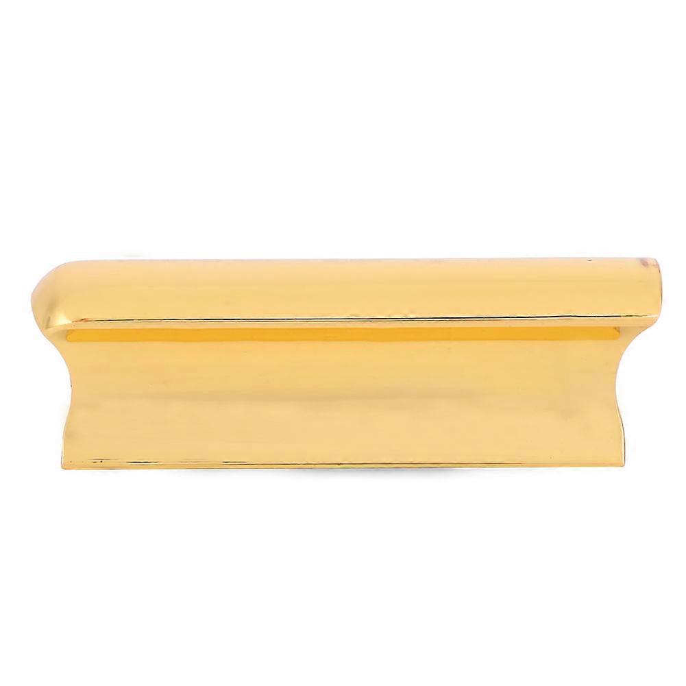 Hawaiian Metal Pearse Guitar Slide Tone Bar for Stringed Instruments(Gold)