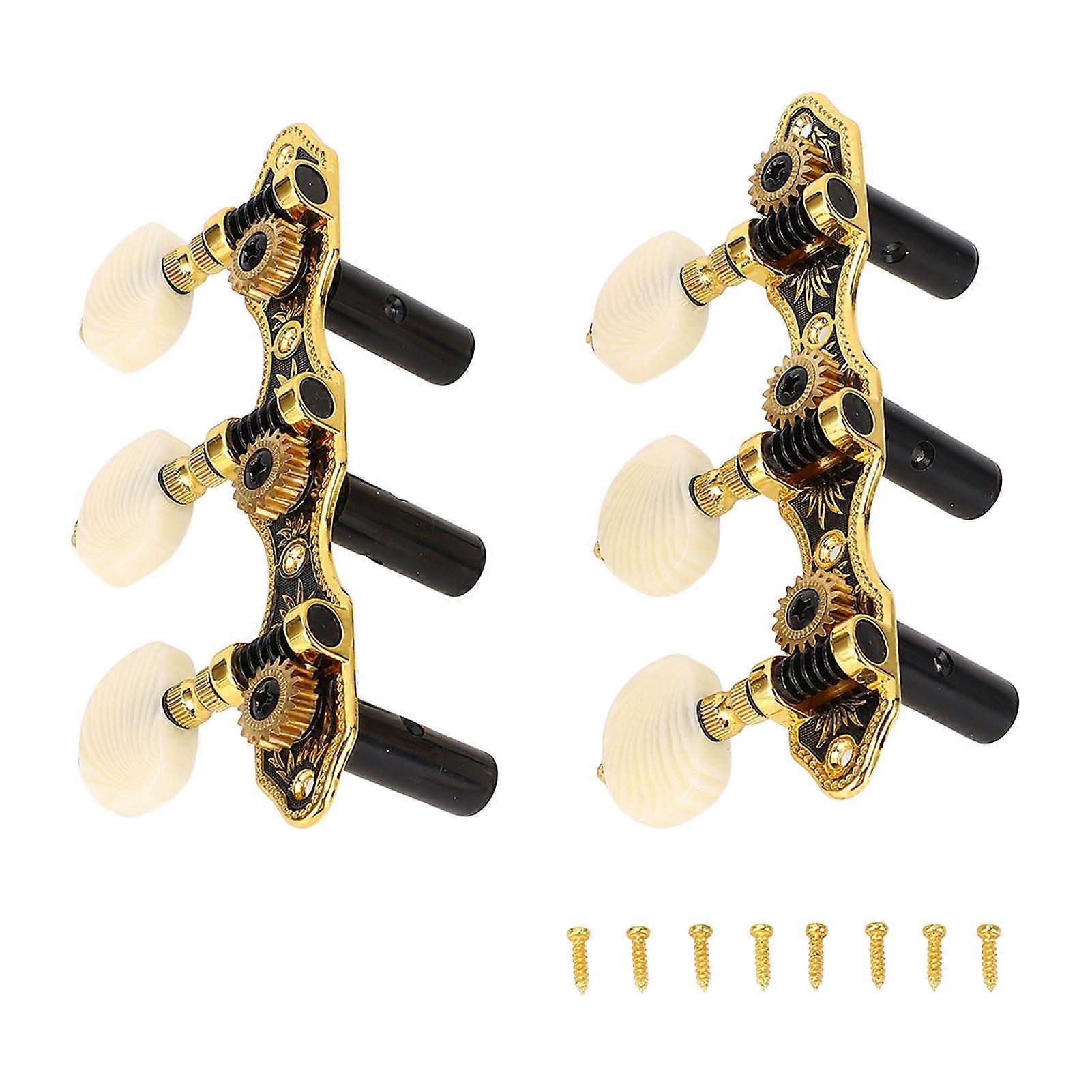 1 Set of Guitar Tuning Pegs Classical String Locking Tuners Machine Heads Replacement